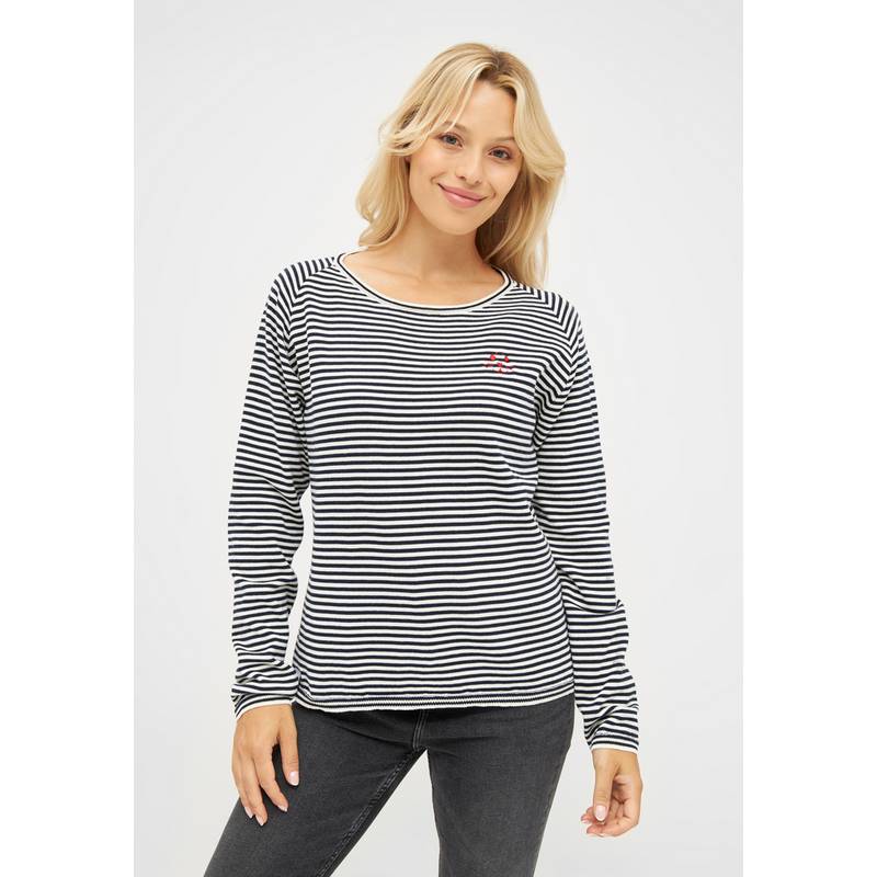 Derbe Robbenschnute Strickpullover Damen