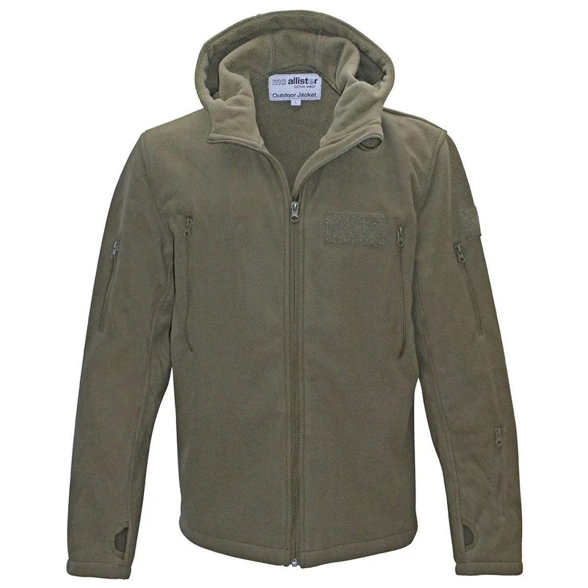 Fleece Jacke Outdoor Adventure oliv