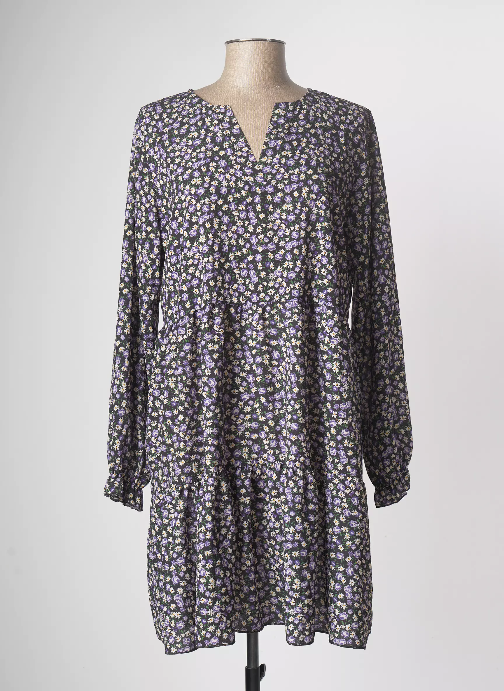 Hailys Robes Mi Longues Femme couleur violet