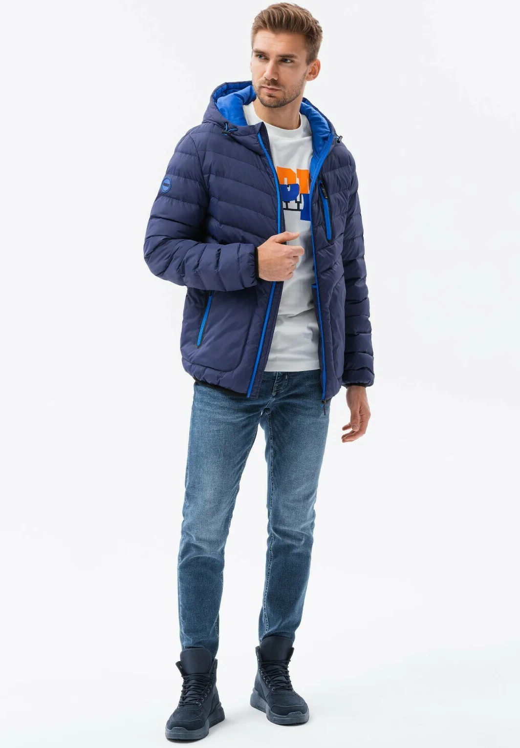 Chaqueta de invierno ombré