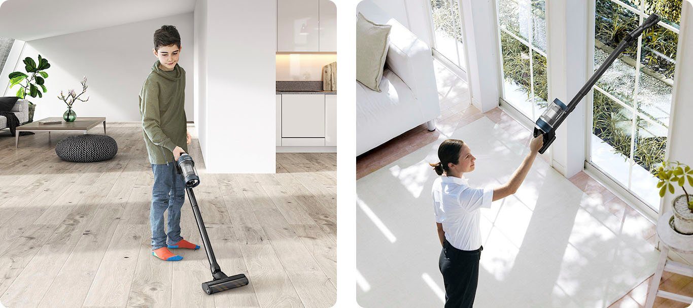 Samsung Akku-Handstaubsauger BESPOKE Jet AI Akku+ CompleteClean VS28C97B4QK/WD, 730 W, beutellos, automatische Entleerung mit selbstschließender Öffnung