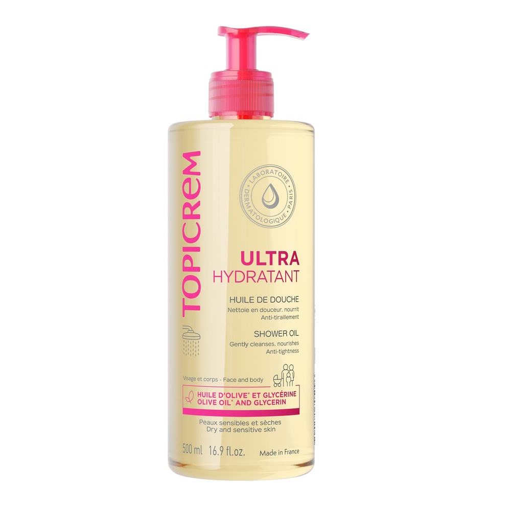 topicrem Ultra Hydratant Huile de douche 500ml Huile de douche