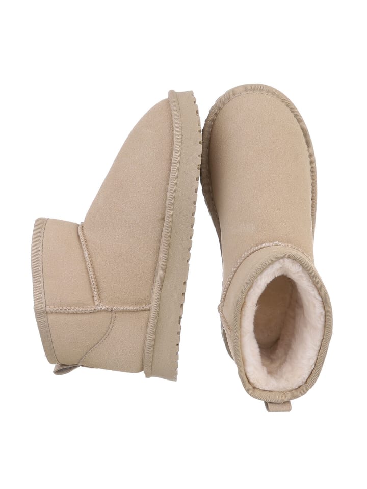 Ital-Design Stiefelette in Hellbraun günstig kaufen