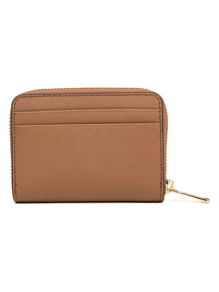 Michael Kors Leder-Geldbörse in Camel - (B)12 x (H)8 x (T)2 cm günstig kaufen onesize