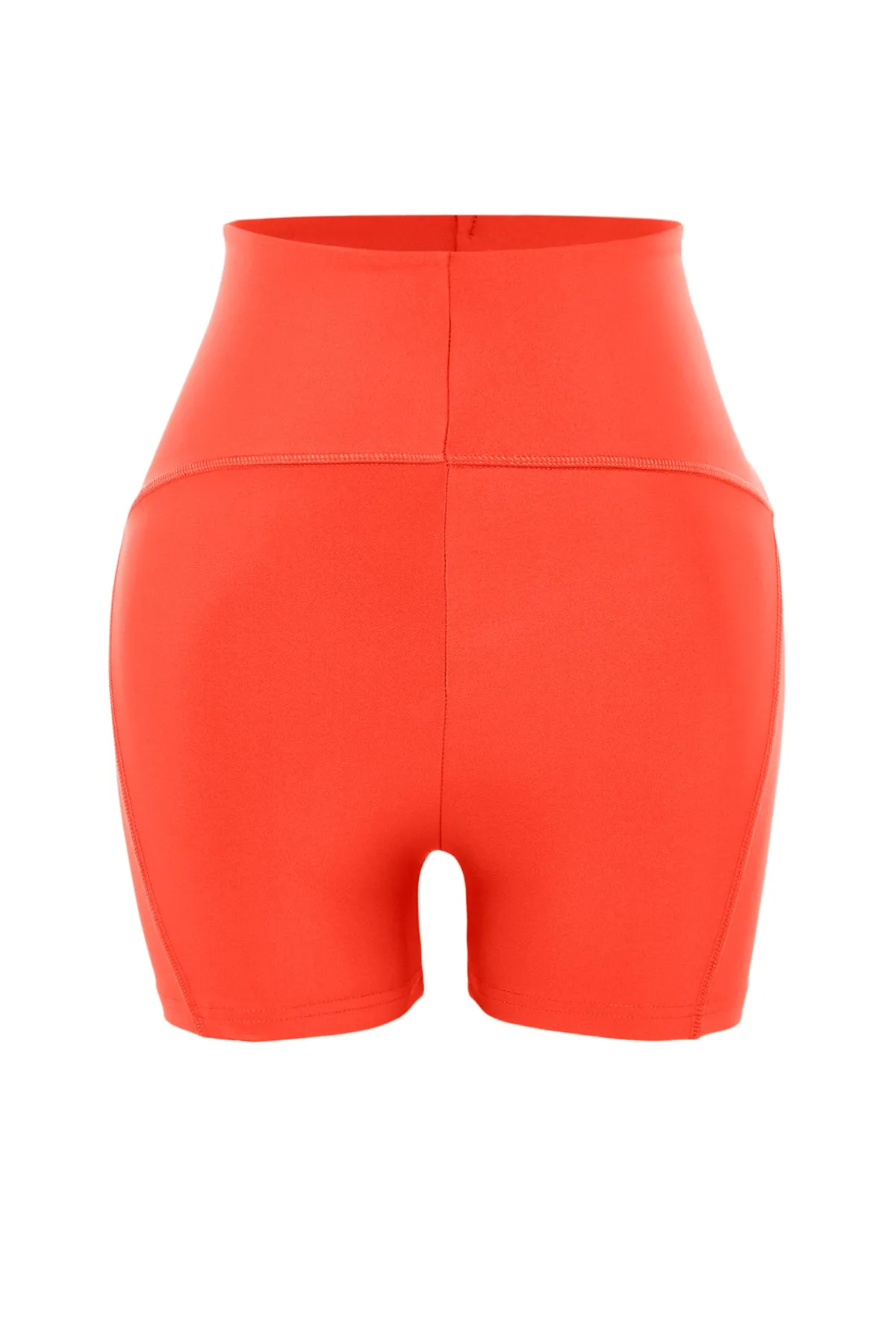 Trendyol Collection  Rote Restorer Strick-Sportshorts/kurze Leggings TWOSS21SR0545