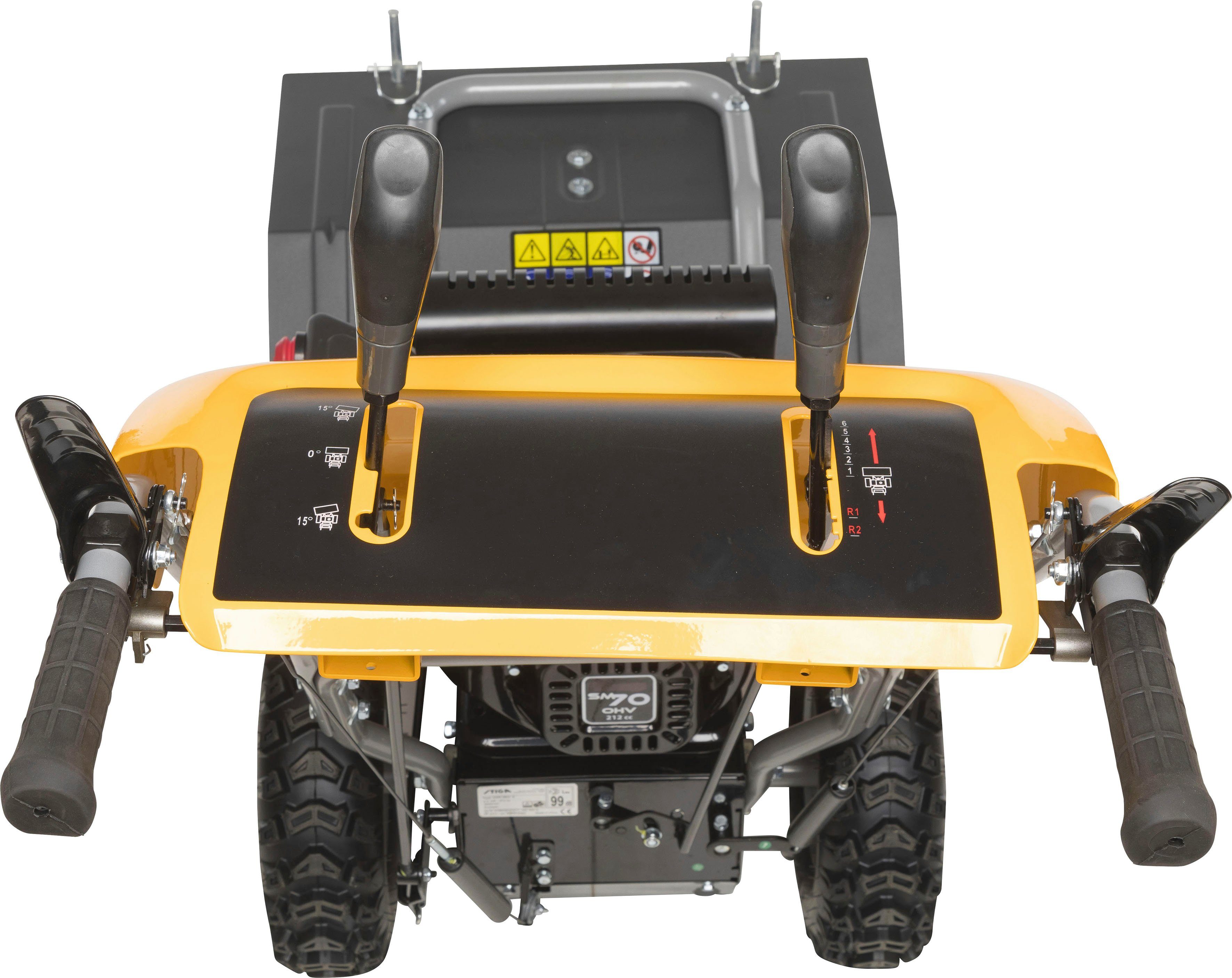 STIGA GARDEN Kehrmaschine SWS 800 G, 80 cm Arbeitsbreite, Radantrieb, 6 Vorwärts- und 2 Rückwärtsgänge