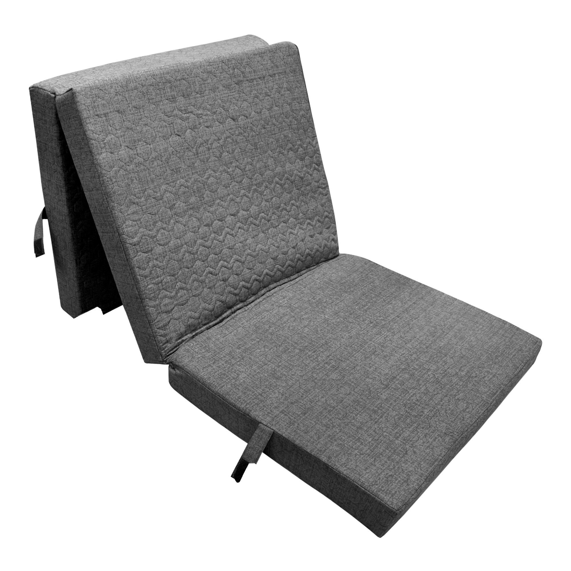 Klappmatratze Goliez® 3-teilige Faltmatratze mit abnehmbarem Bezug, Gästematratze, Goliez, 7 cm hoch