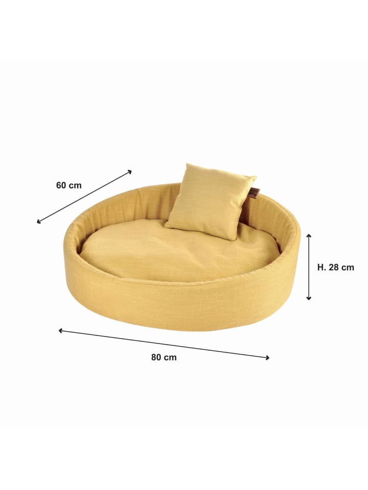 Love Story Hundebett in gelb günstig kaufen onesize