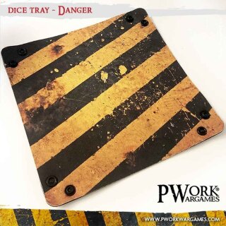 Neoprene Dice Tray: Danger