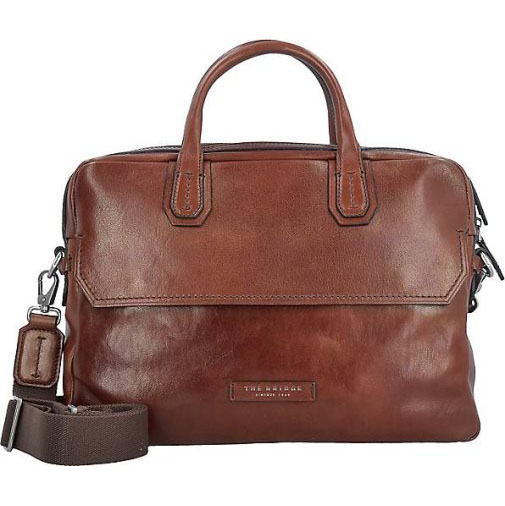 The Bridge Williamsburg Aktentasche Leder 37 cm Laptopfach