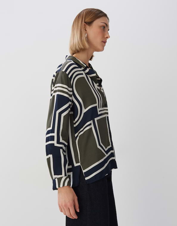 Satinbluse Zirvea