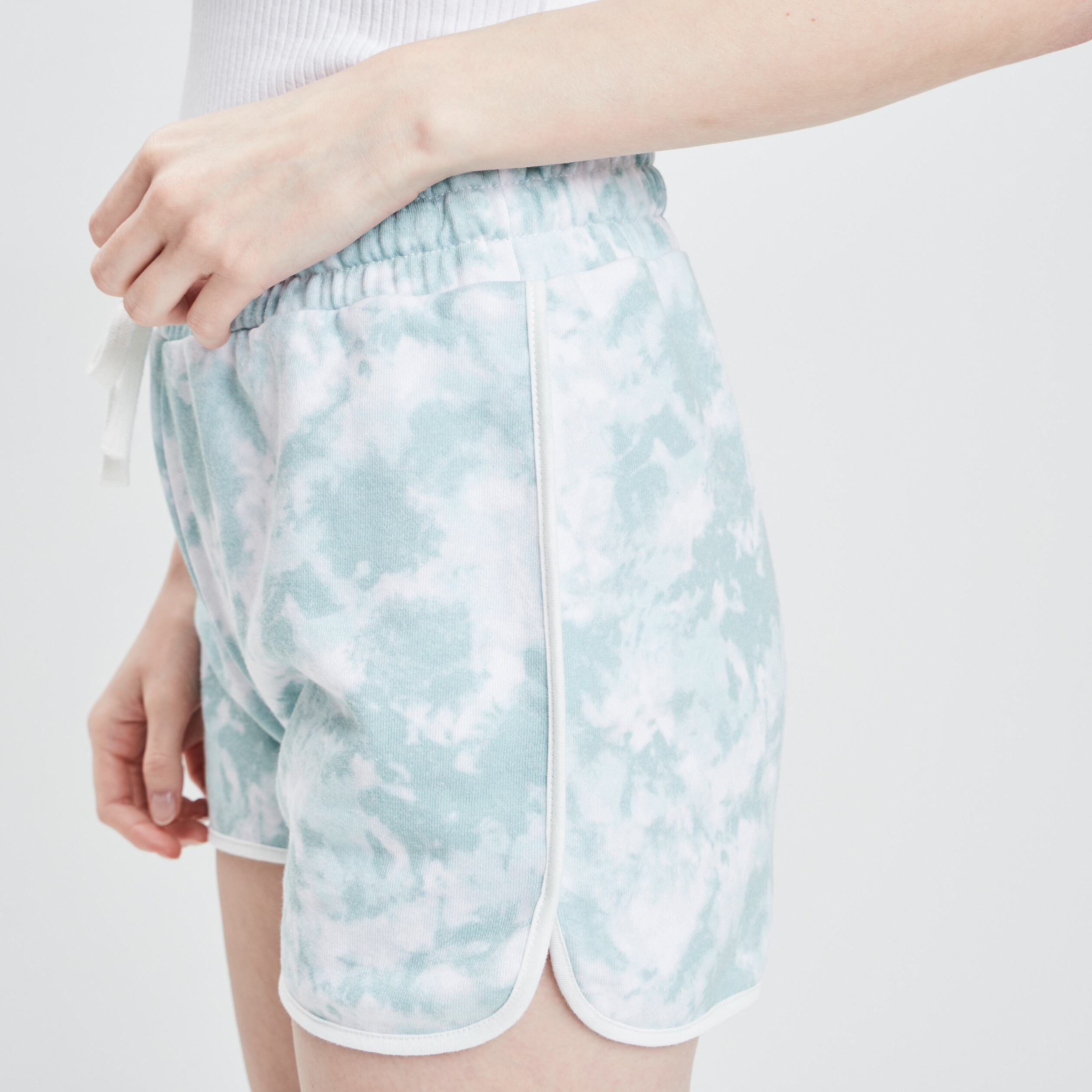 Short ajustable vert menthe femme | La Halle