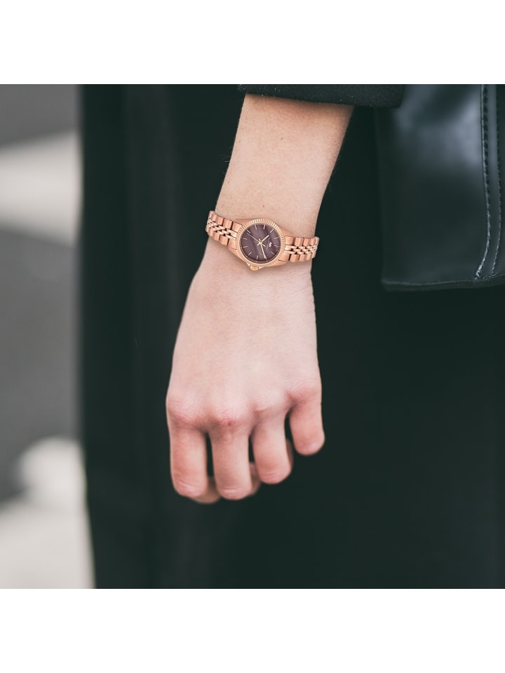 Rhodenwald & Söhne Damen Quarzuhr roségold Edelstahl roségold in roségold günstig kaufen 21 cm