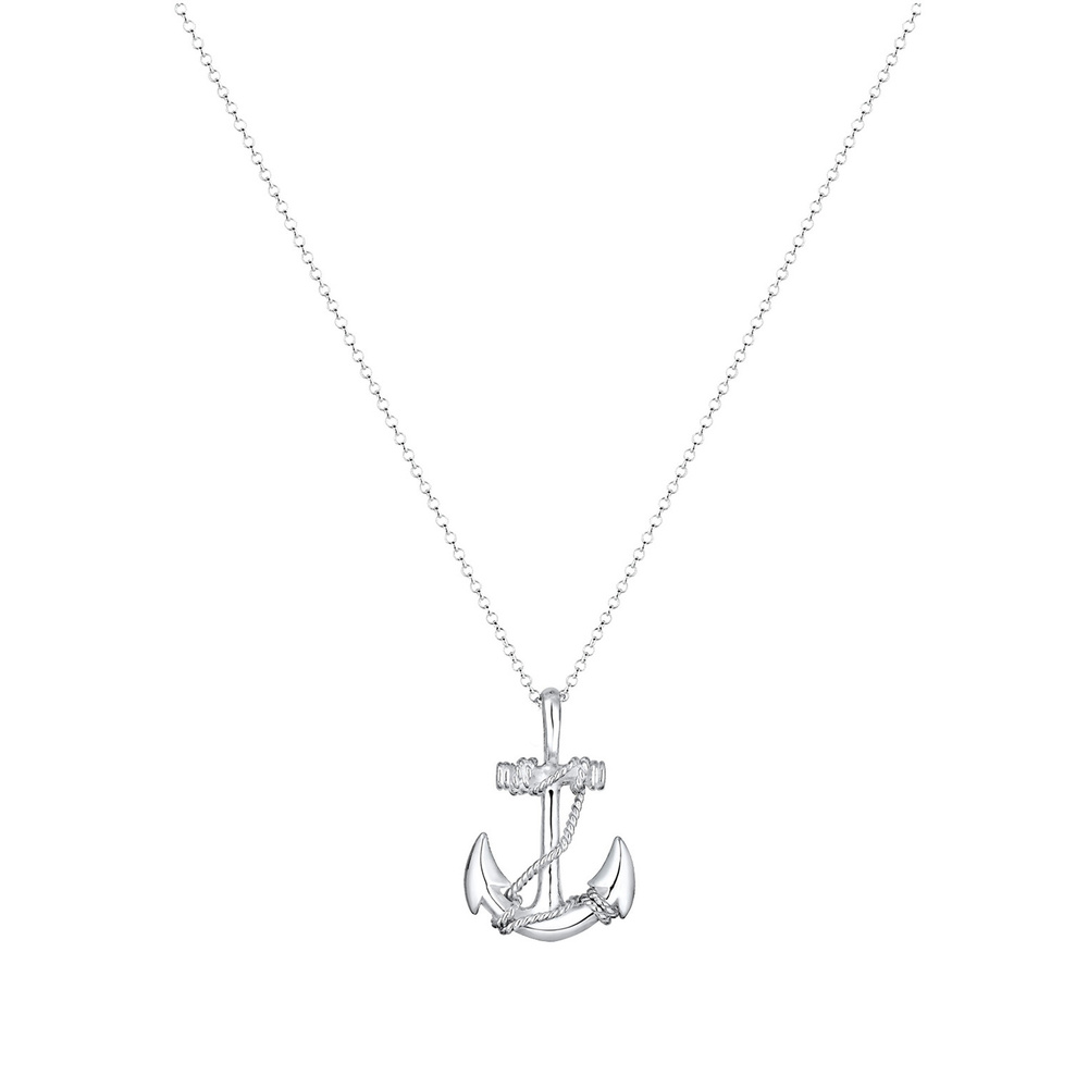 KUZZOI KUZZOI Collier D'Ancrage Collier Homme  (925/1000) Argent collier