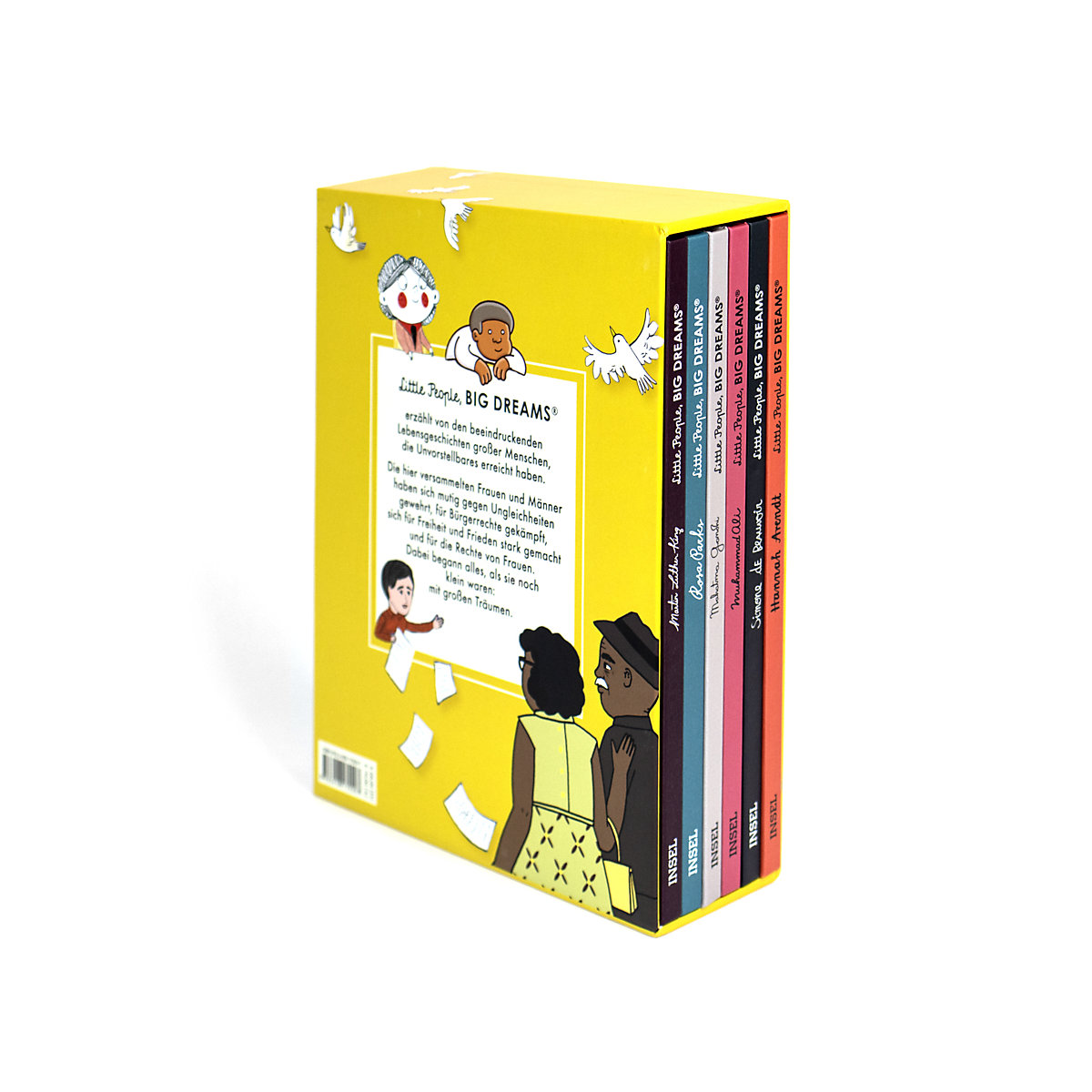 Little People, Big Dreams: Mutig und unerschrocken, Geschenkbox mit 6 Bänden