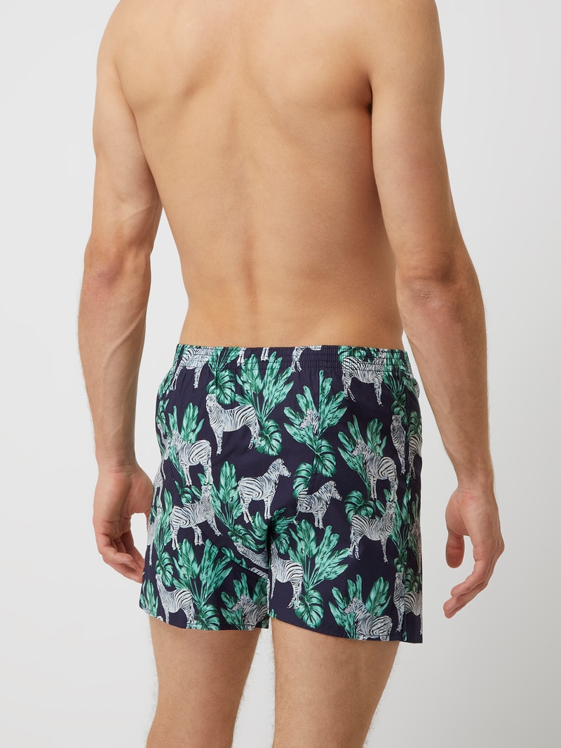 Boxershorts aus Baumwolle in dunkelblau