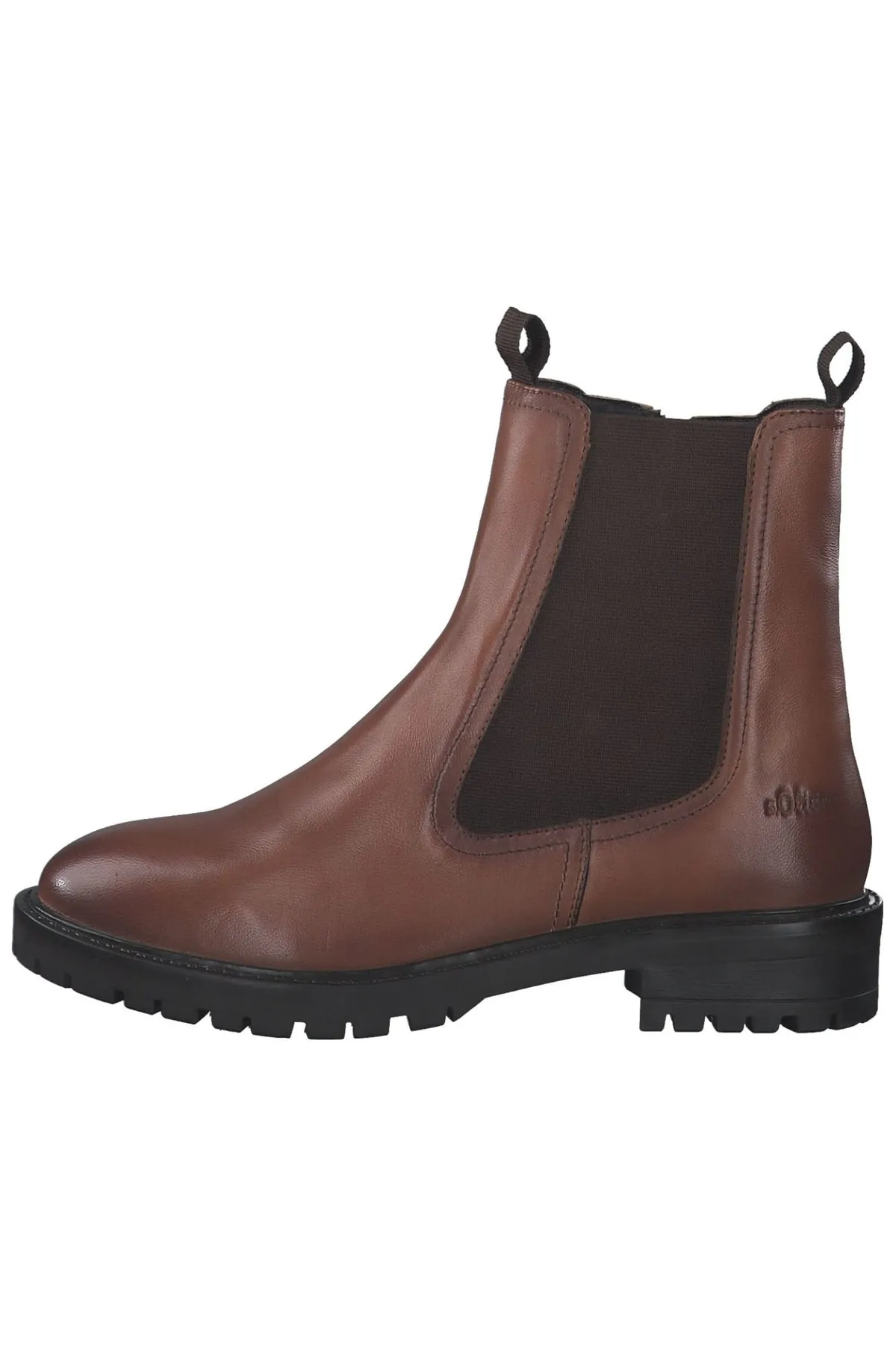s.Oliver  Stiefelette - Braun - Blockabsatz