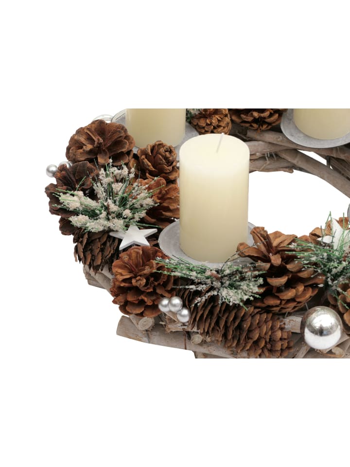 MCW Adventskranz M15, Mit Kerzen günstig kaufen onesize