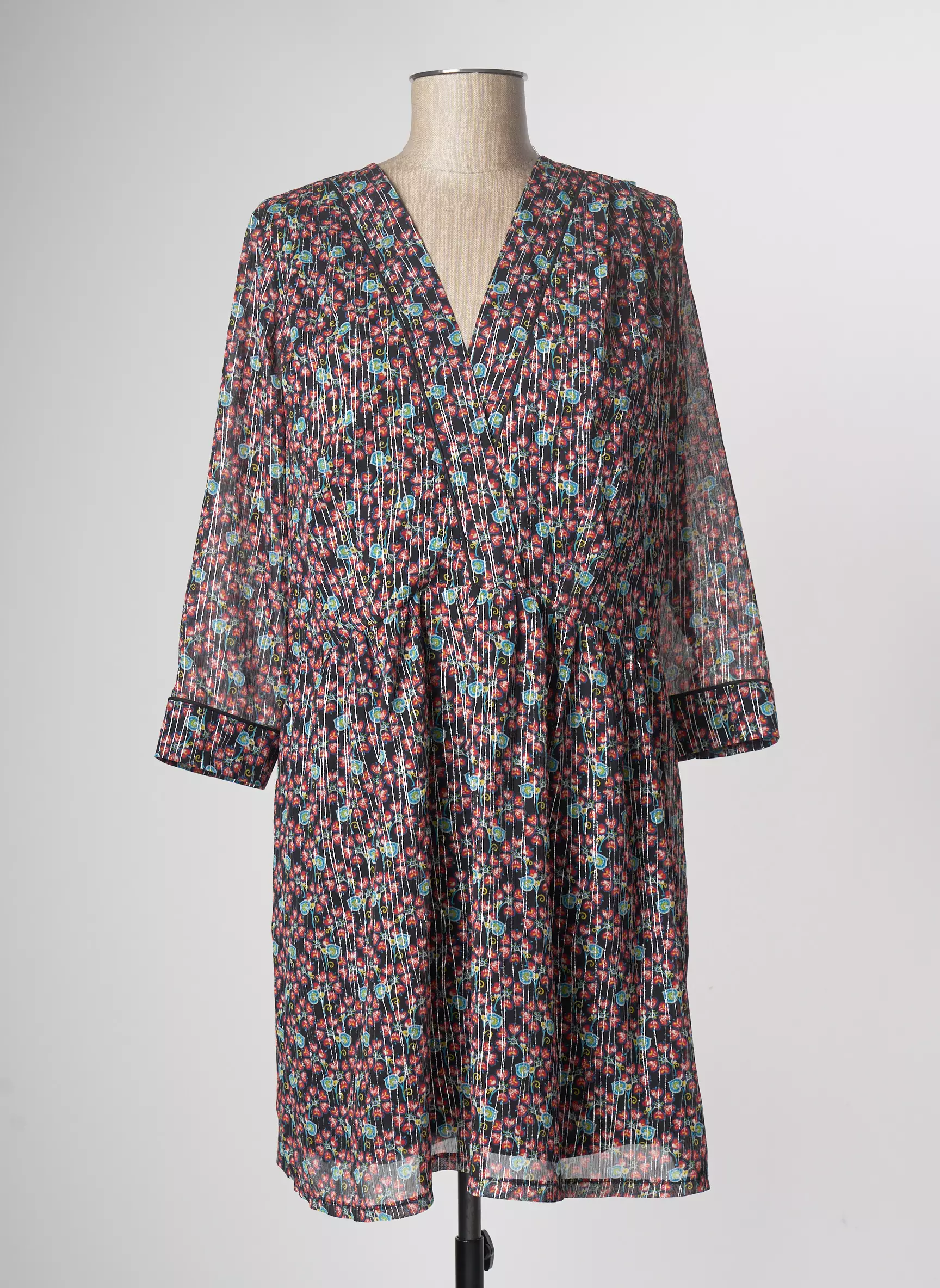 Opullence Robes Courtes Femme couleur bleu