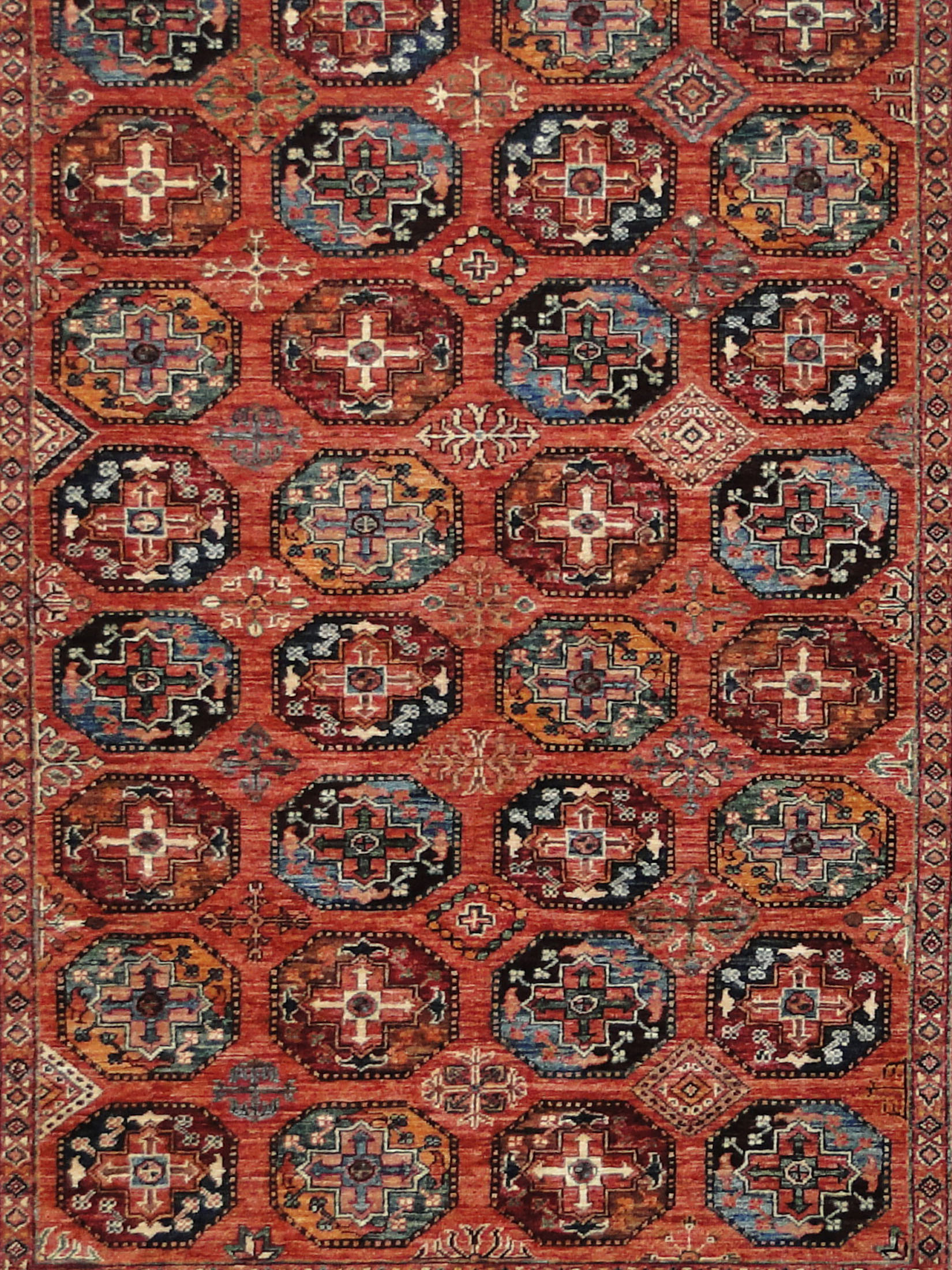 Buchara Ghazni ca. 240 x 171 cm, Unikat / Einzelstück