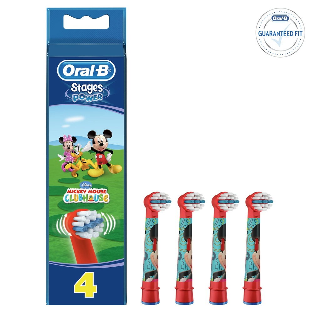 oral-b Oral-B Kids Brossettes, Lot De 4 Brossettes De Rechange