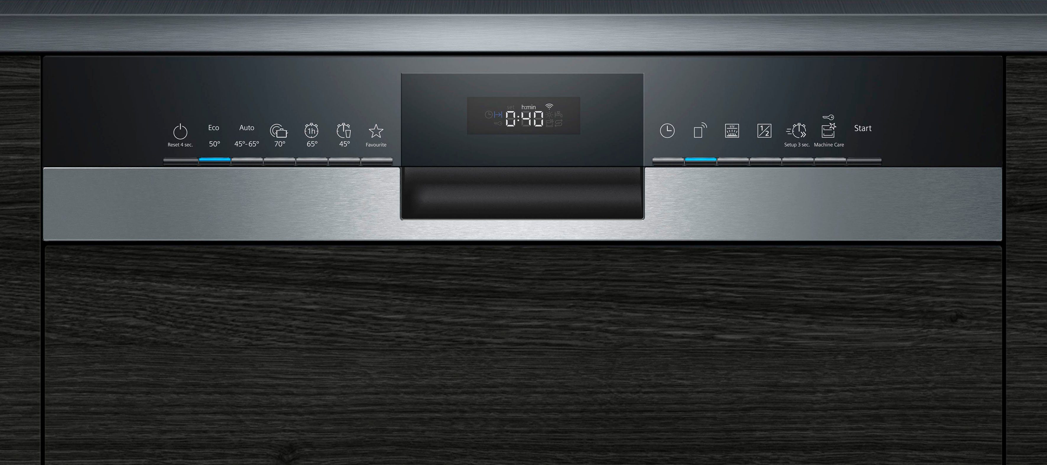 SIEMENS teilintegrierbarer Geschirrspüler iQ300, SN53ES15BE, 13 Maßgedecke