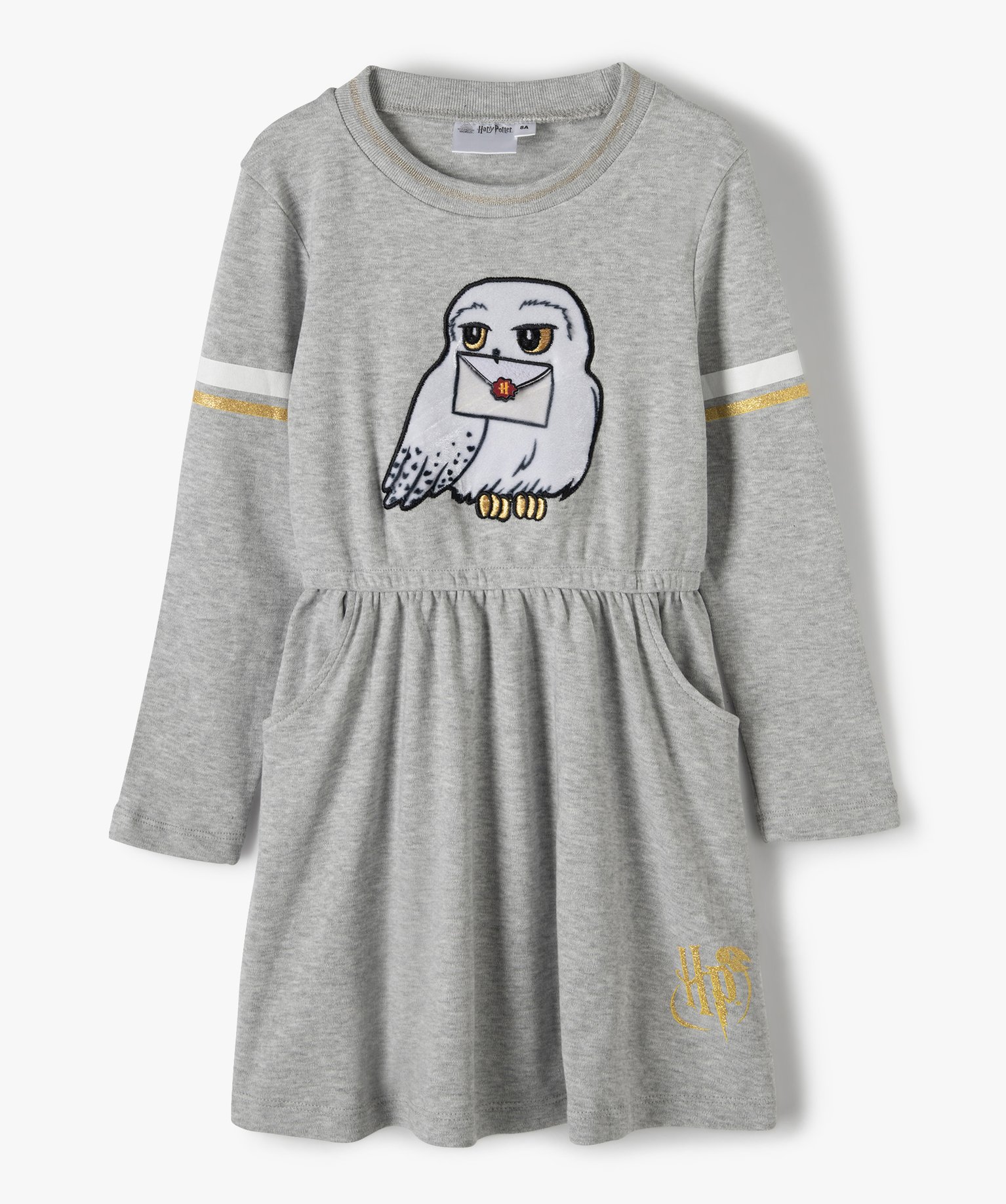 Robe fille effet 2 en 1 avec motif sur le buste – Harry Po... | GEMO