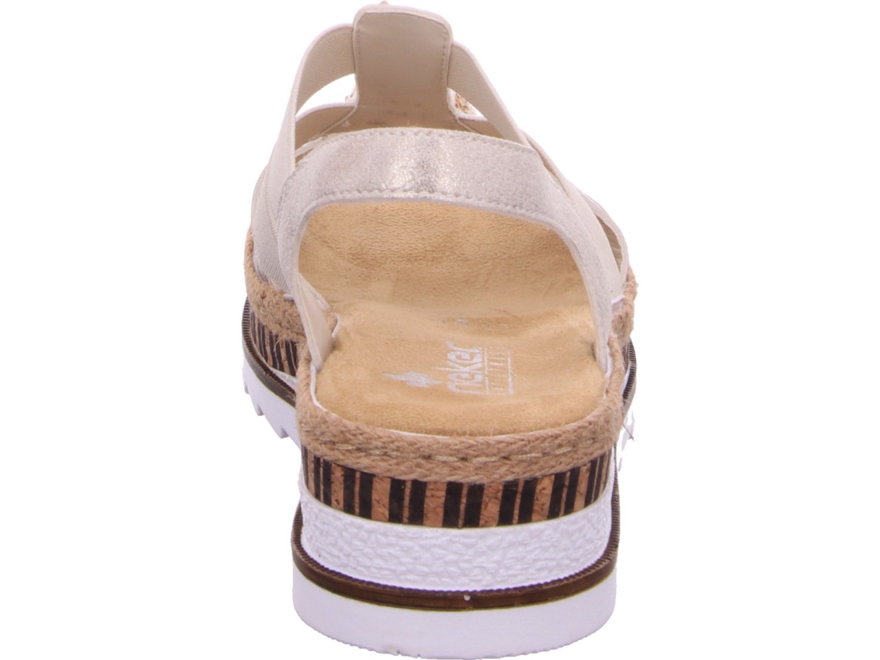 RIEKER Klassische Sandalen gold