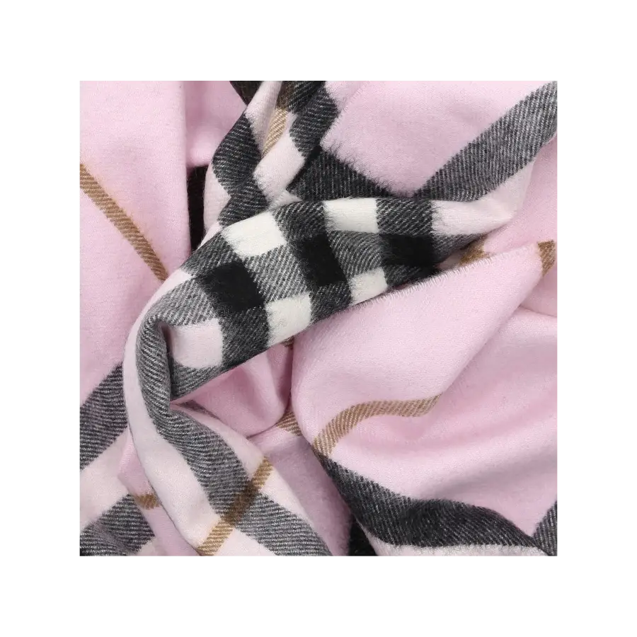Burberry - Schal 8077877 GIANT CHECK Kaschmir - rosa
