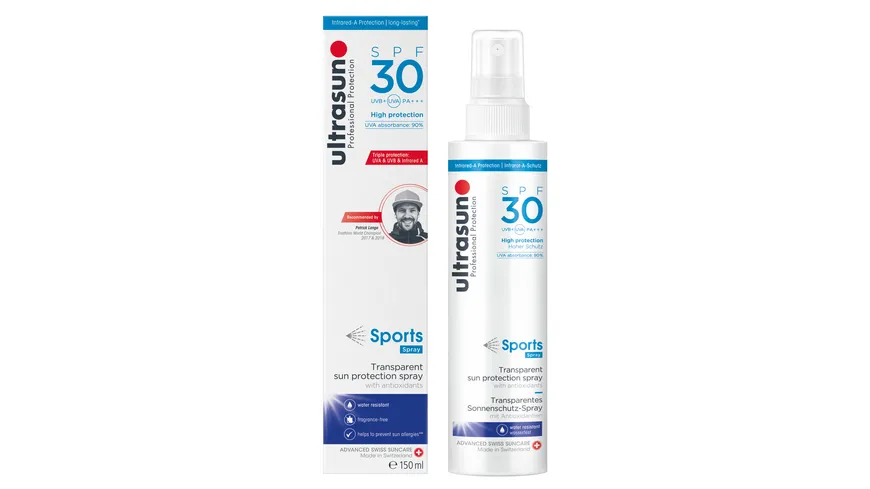 ultrasun Sports Spray SPF 30 150 ml