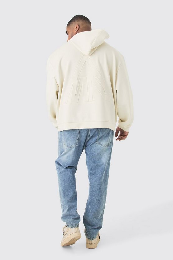 Plus kastiger Oversize Scuba Hoodie