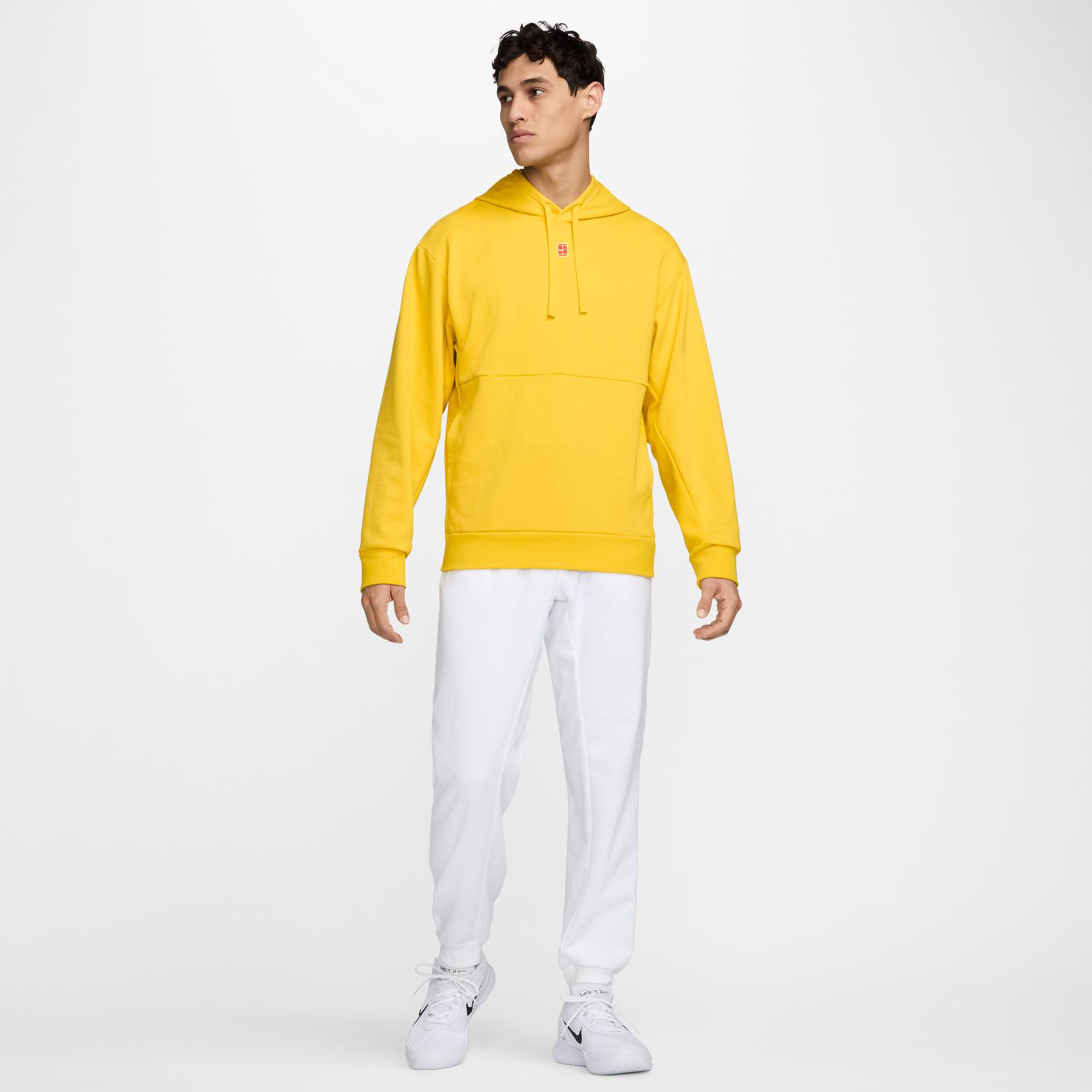Dri-Fit Court Heritage Fleece Hoody Herren - Gelb