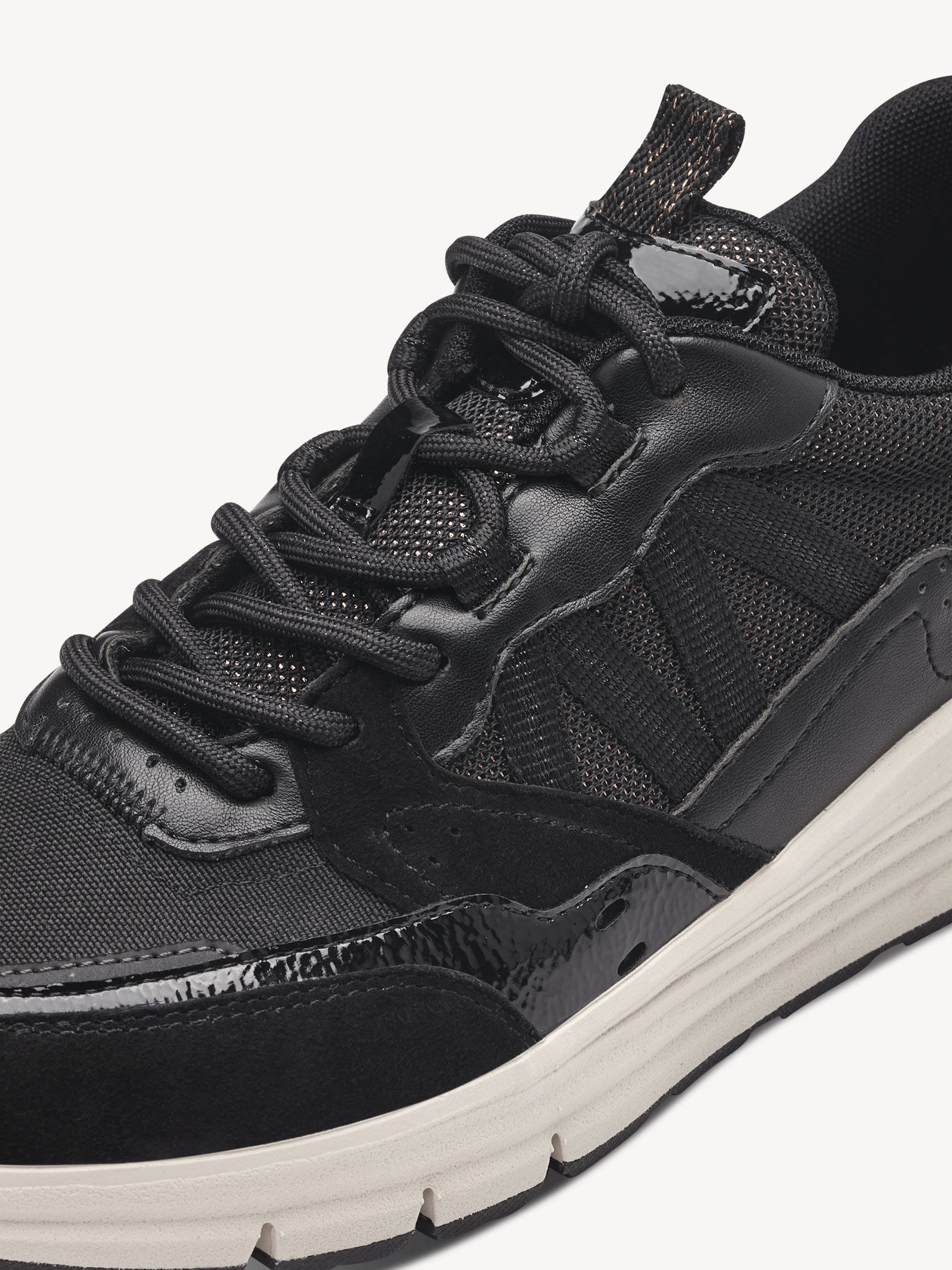Basket en cuir - noir