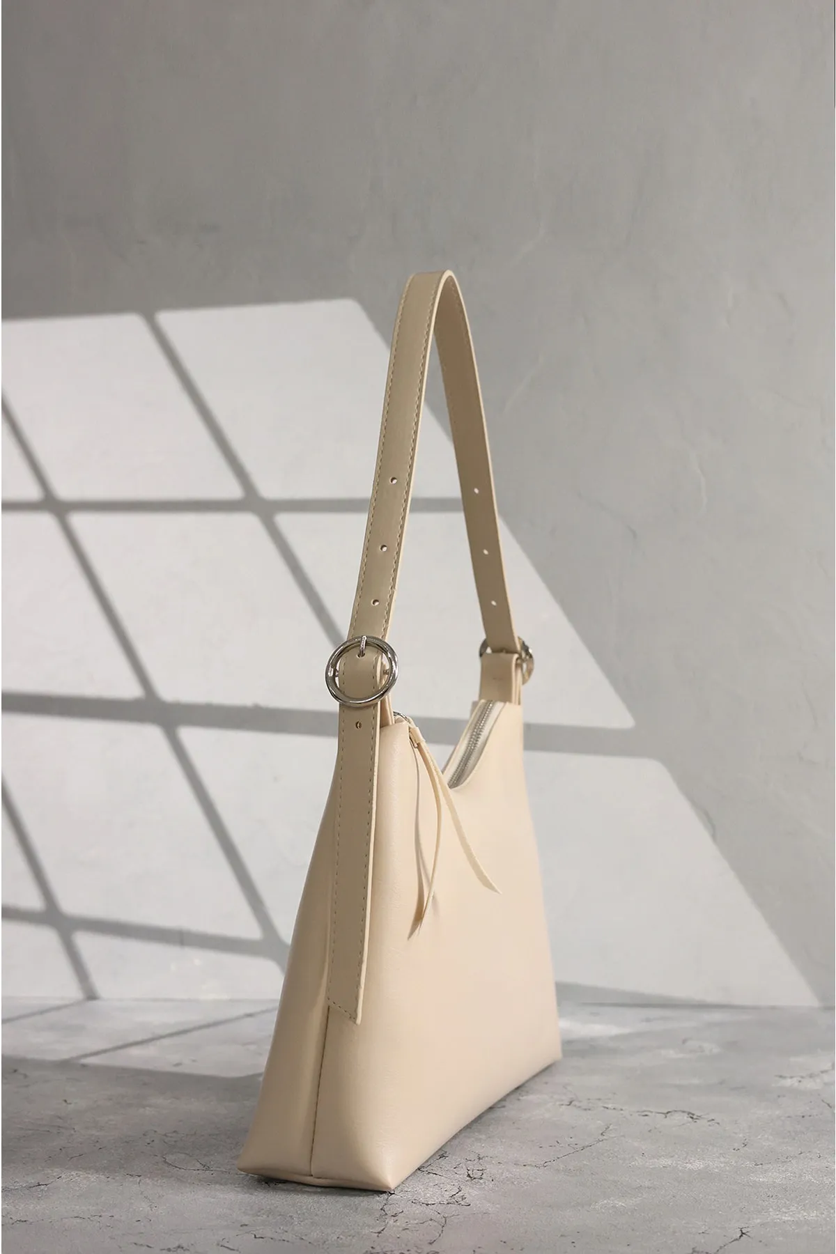 Rimense  Umhängetasche - Beige - Unifarben