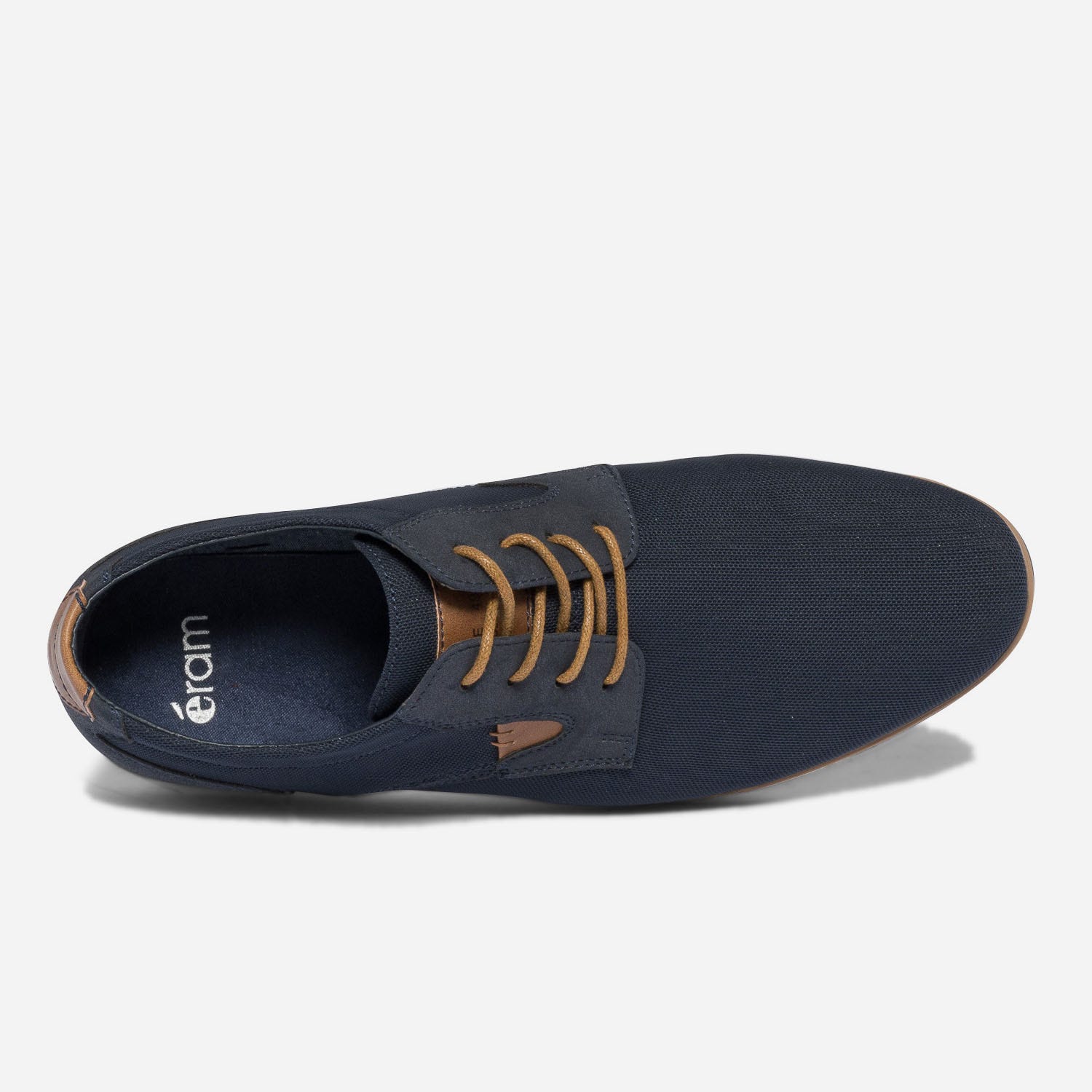 Derby confort marine en textile