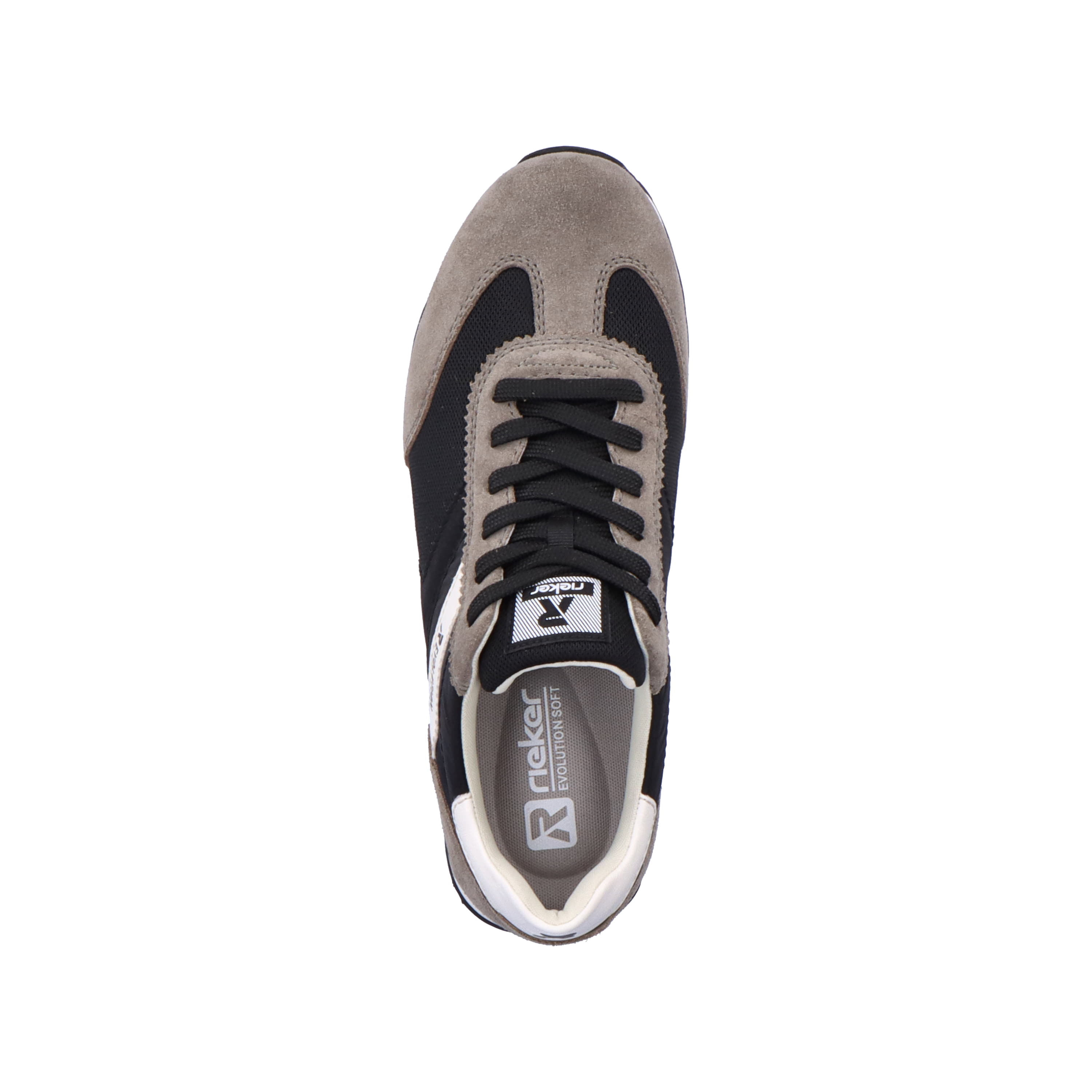 Rieker Herren Sneaker Low deep-black stone-grey