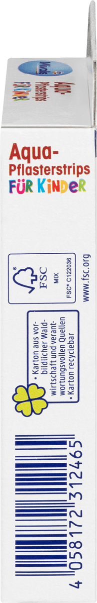 Aqua-Pflasterstrips für Kinder, 20 St