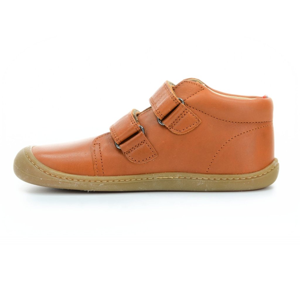 Koel4kids Bob Napa Cognac braune Barfuß-Stiefeletten