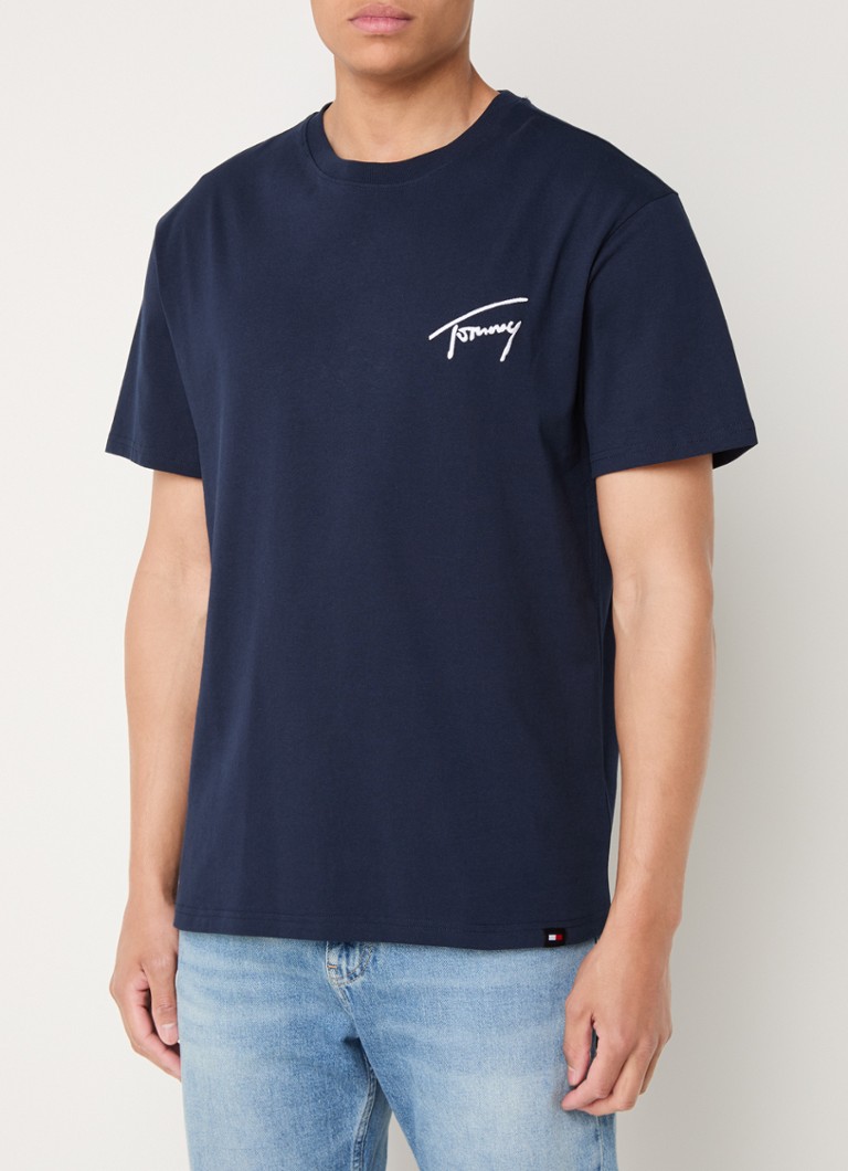 Tricou Tommy Hilfiger cu logo brodat
