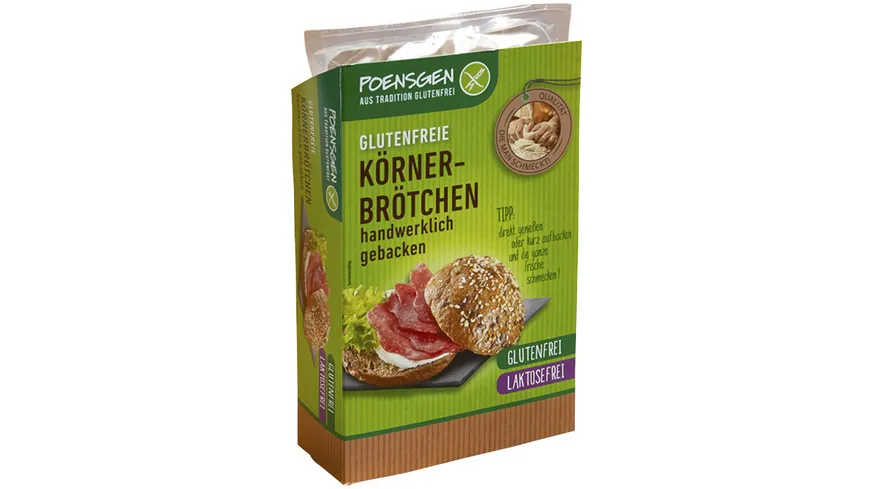 Poensgen Körnerbrötchen Glutenfrei 150 g