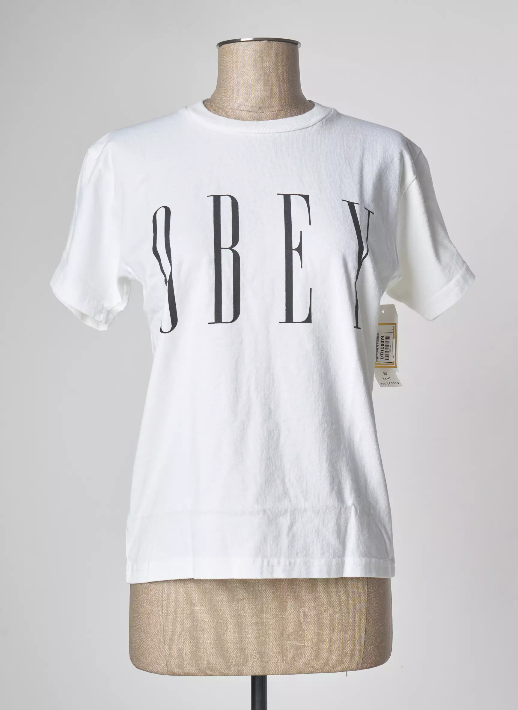 Obey Tshirts Femme couleur blanc