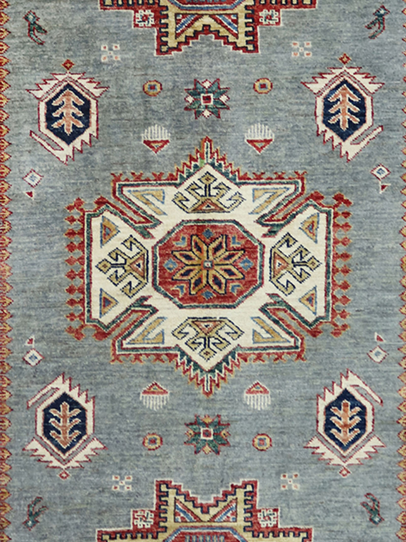 Kazak Ghazni ca. 194 x 122 cm, Unikat / Einzelstück