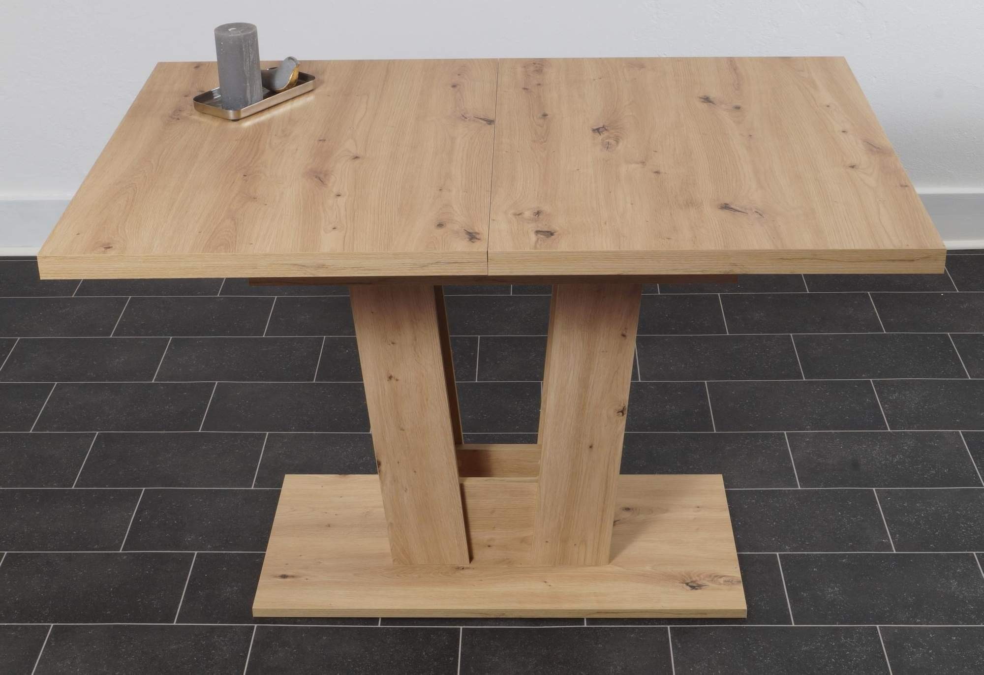 Trendmöbel24 Eckbankgruppe Eckbank Eckbankgruppe VERONA II 150x190 cm Eiche mit Tisch Varese, (4-tlg)