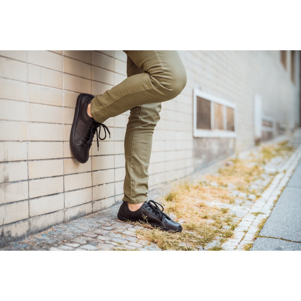 Angles Linos Black Barfußhalbschuhe