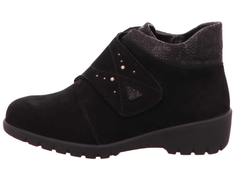 WALDLÄUFER Schnür-Stiefeletten schwarz DENVER SNAK