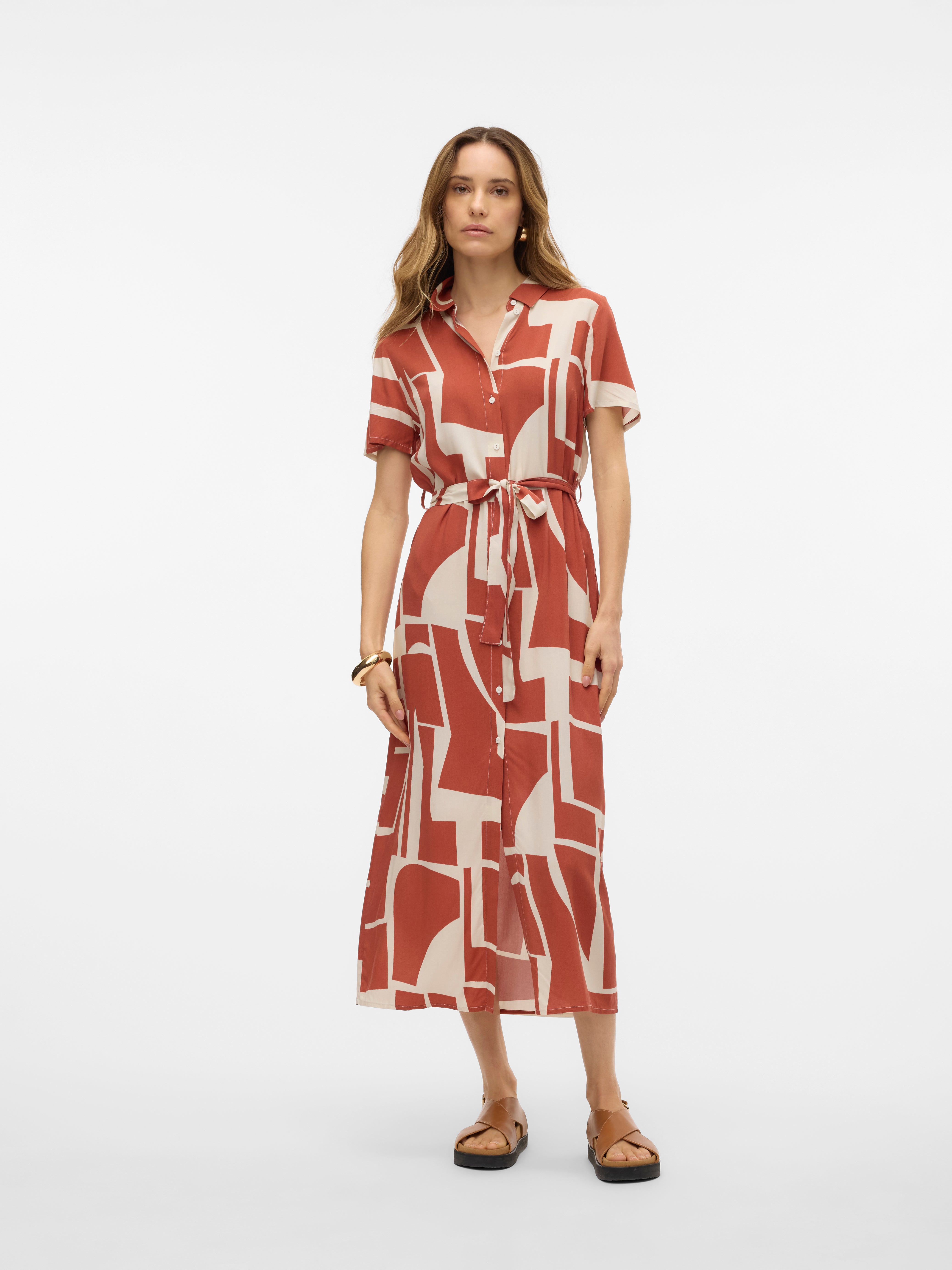 VMEASY Langes Kleid