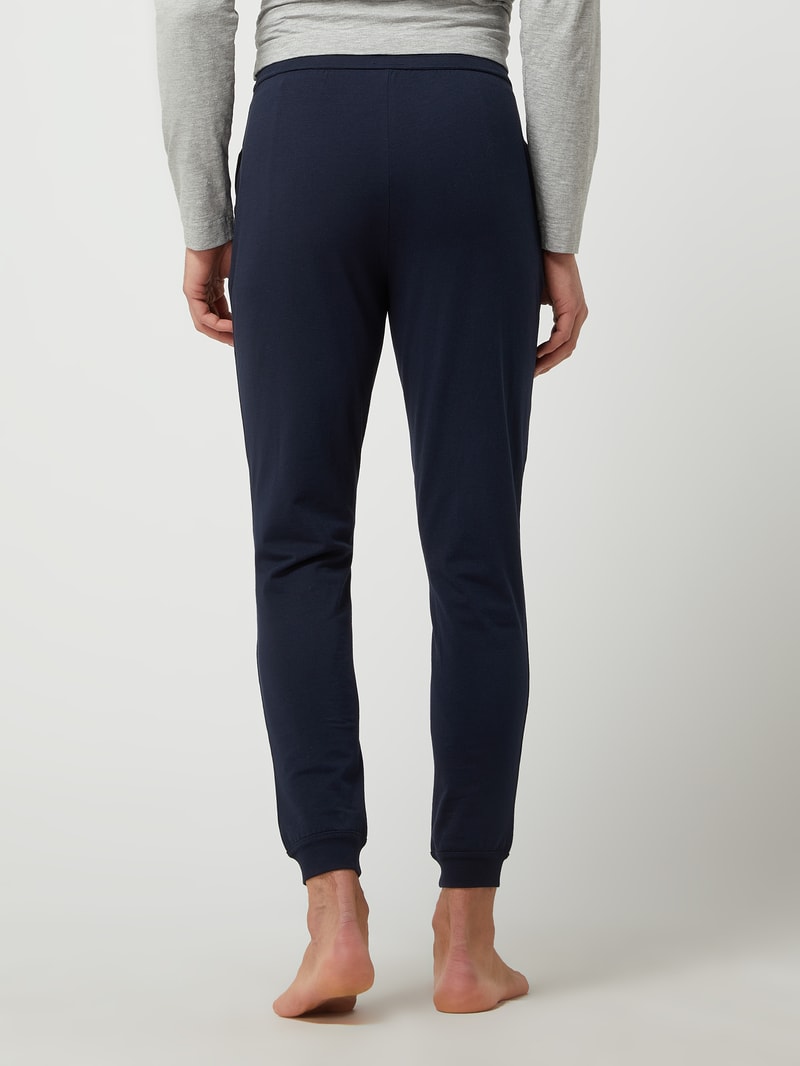 Pyjama-Hose mit Stretch-Anteil in dunkelblau