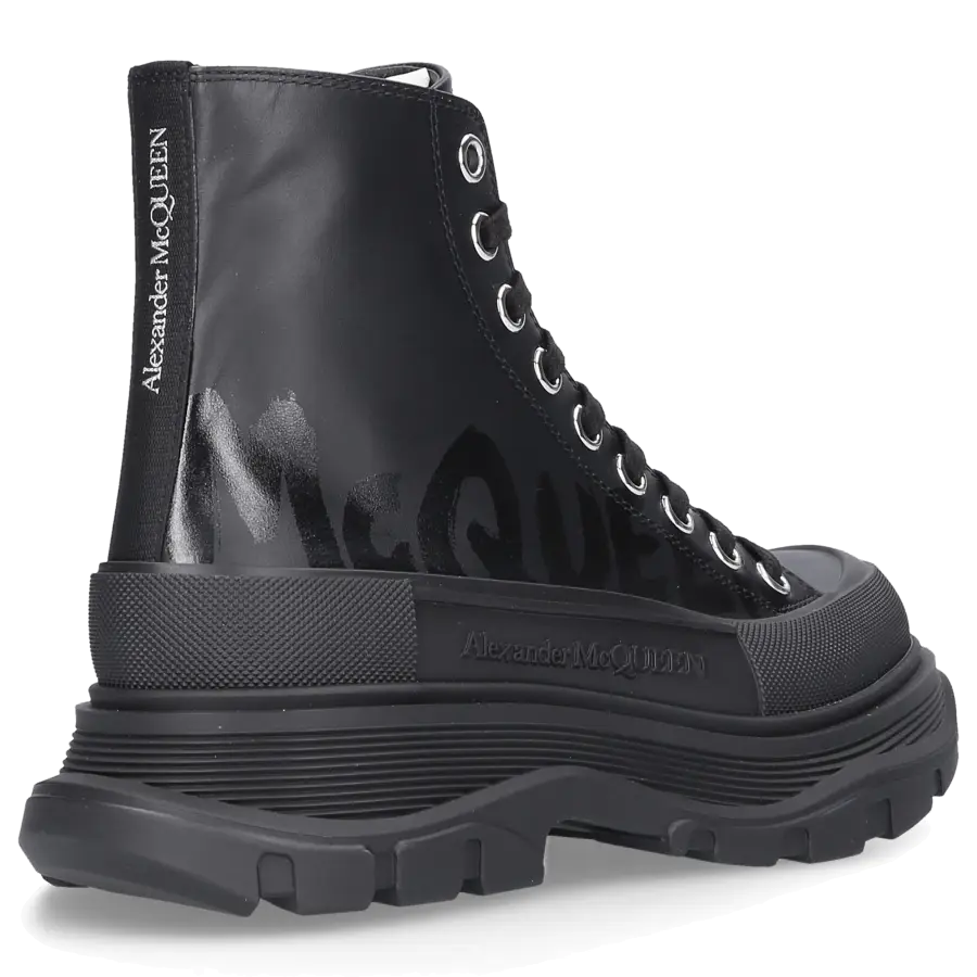 Alexander McQueen - Stiefeletten TREAD Kalbsleder - schwarz
