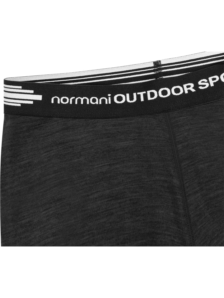 Normani Outdoor Sports Herren Merino Unterwäsche-Set Melbourne/Sydney in Anthrazit günstig kaufen