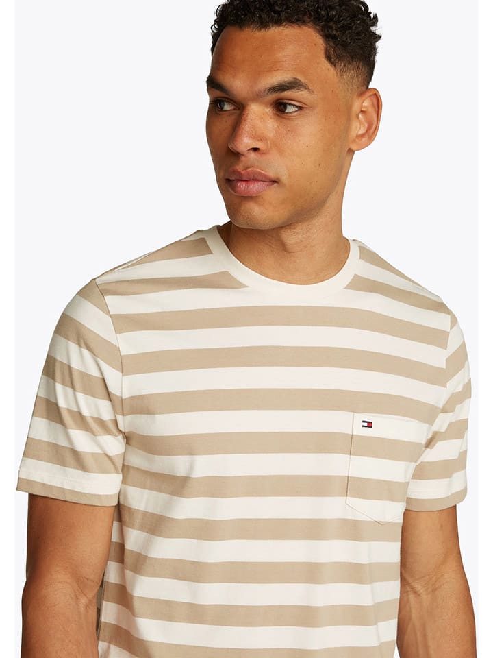 Tommy Hilfiger Shirt in Weiß/ Beige günstig kaufen
